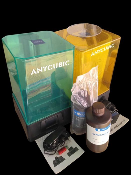 Resin Printer & ANYCUBIC Cleaning/UV Curing Station + 1.5L Resin64553031572097121