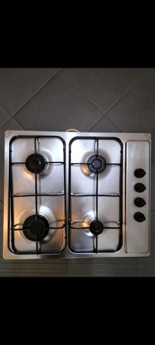 Placa a gás inox Meireles