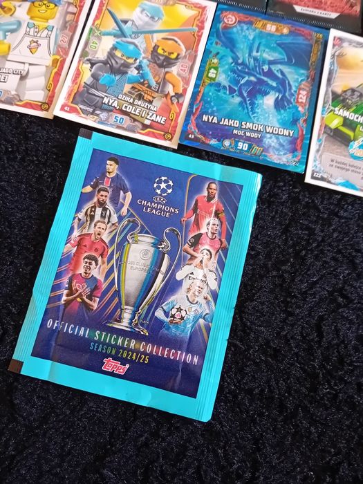 Karty kolekcjonerskie Star Wars Lego Ninjago Champions League