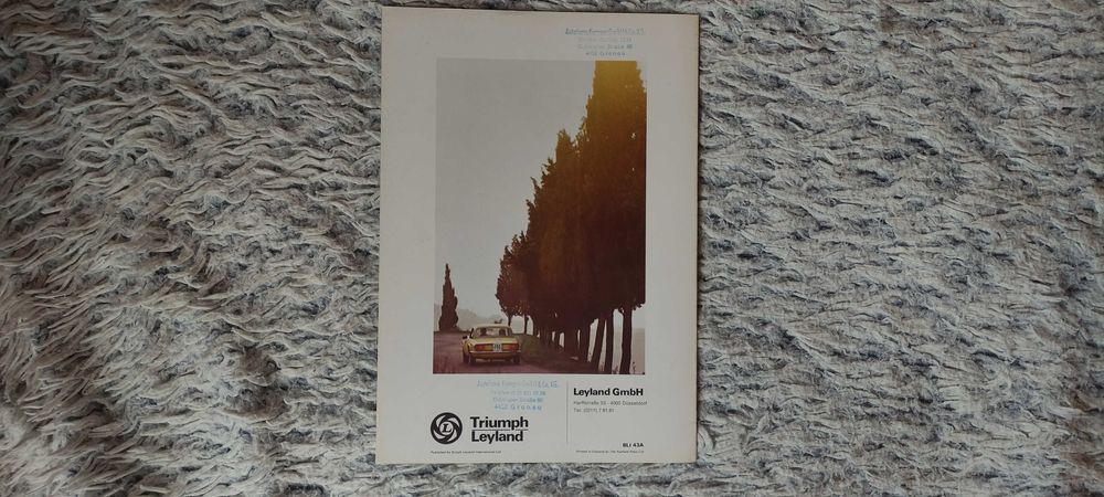 Prospekt Triumph Spitfire 1500