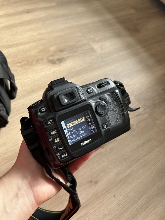 Camera Nikon D50 + Lente Macro 70-300mm + acessórios