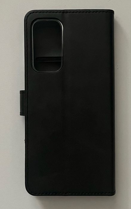 Etui z klapką do OnePlus 9 Pro 5G skórzane czarne