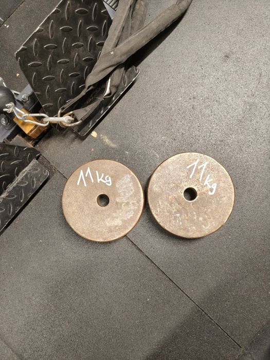 Obciążenie stalowe 11kg dwie sztuki