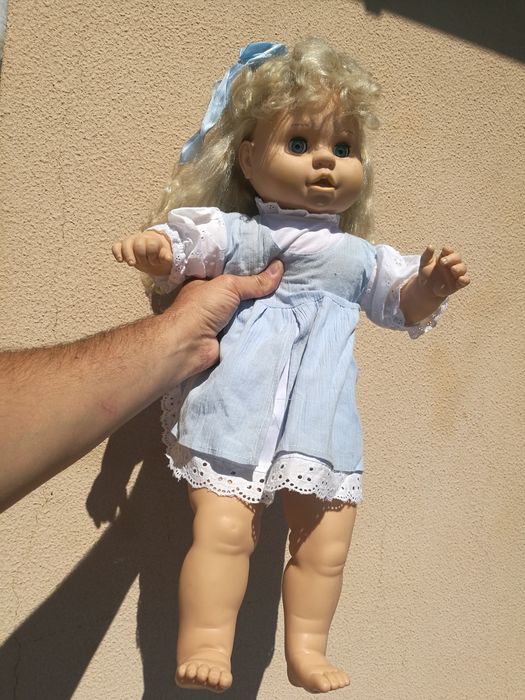 Boneca grande peça vintage super rara e real