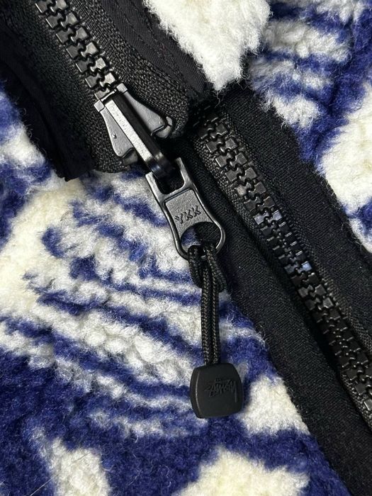 Двусторонняя флисовая куртка Stussy из шерпы Dragon