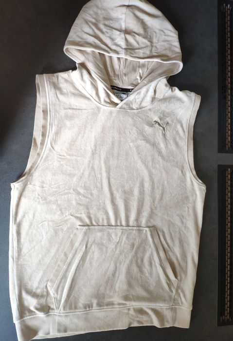 Толстовка  мужская Puma теплая с коротким рукавом S-M 44-46, жилет,худ