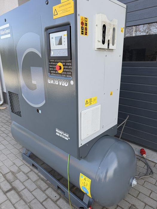 Kompresor śrubiwy Atlas Copco Ga 15 VSD 15KW kaeser