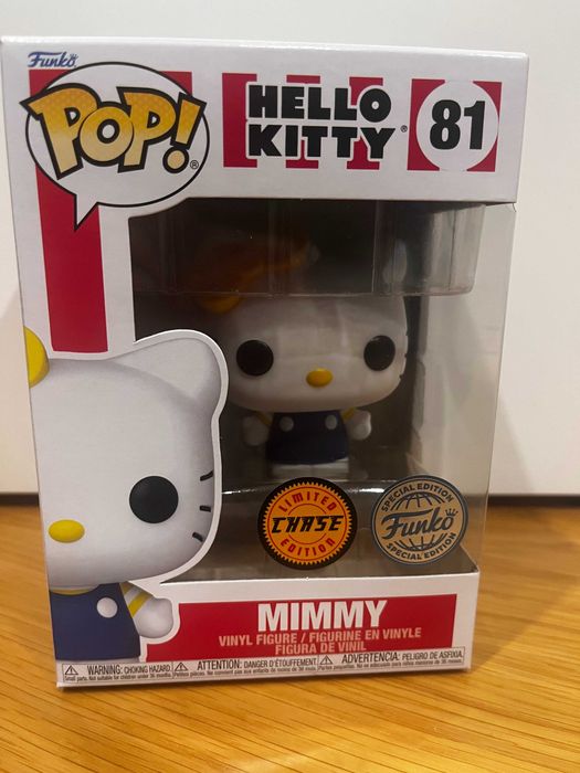 Vendo Funko POP! - Mimmy Chase #81 (Hello Kitty) novo com a caixa danificada
