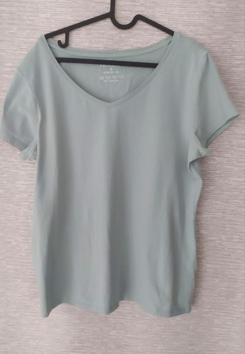 Bluzka damska t-shirt rozmiar XL miętowa zielona