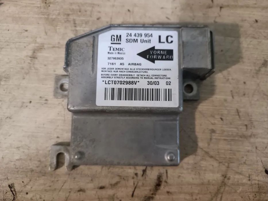 CENTRALINA DE AIRBAG OPEL CORSA C 01-06 24439954