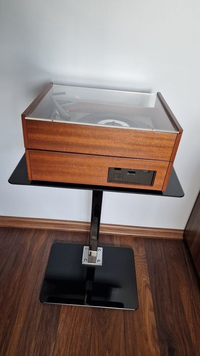 Gramofon Unitra Fonica na licencji AEG Telefunken, adapter, winyl,