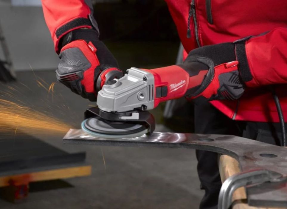 Болгарка MILWAUKEE, AGV 13-125 XE, 1250Вт, з регулюванням обертів