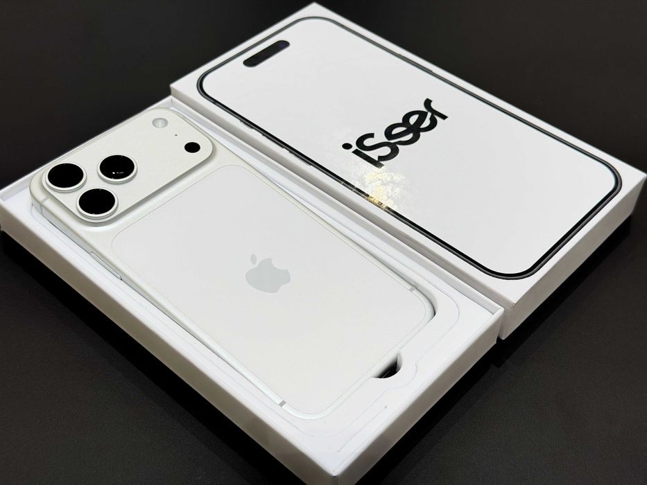 RATY 0% • iPhone 17 Pro Max 256GB • 100% BAT • eSIM • Srebrny