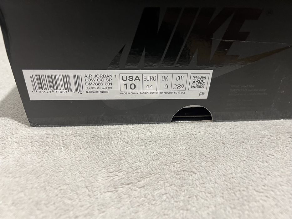 Nike jordan 1 low travis scott phantom