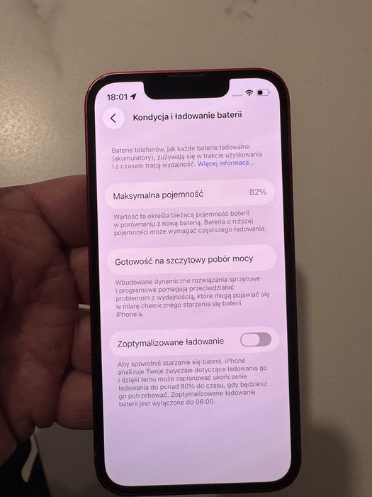 Iphone 13 mini czerwony