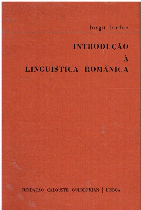 7797 Introdução À Lingüística Românica por Iorgu Iordan