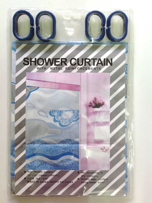Cortina de duche golfinhos