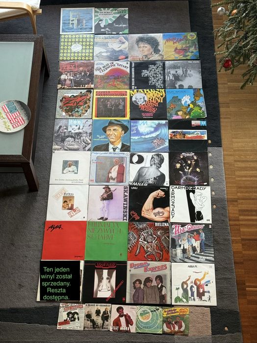 Duża kolekcja winyli – polski rock, pop, jazz, folk, PRL – ok. 40 płyt