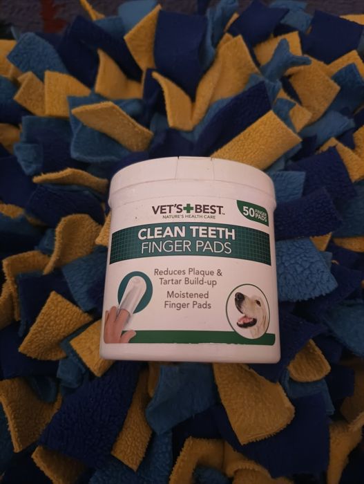 VET'S BEST czyściki do zębów nakładki na palce dla psa kota