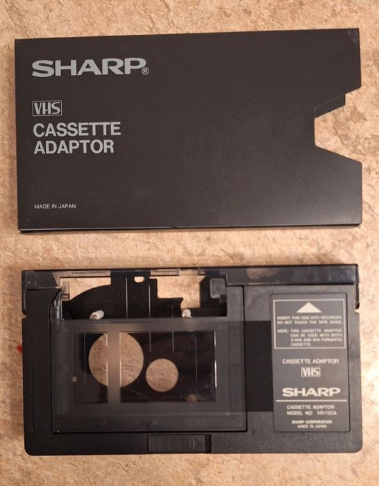 Adapter kaseta matka Sharp VHS-C do VHS