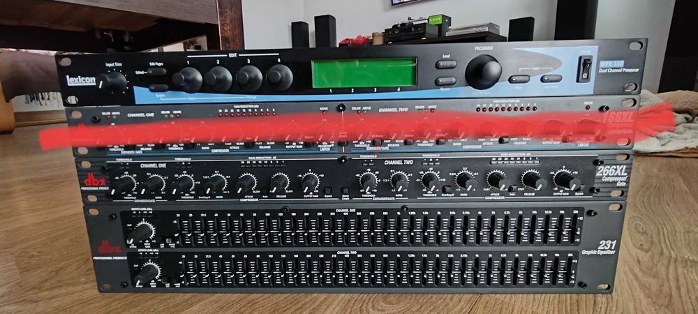 Procesor, Equalizer, 2 X Compressor.