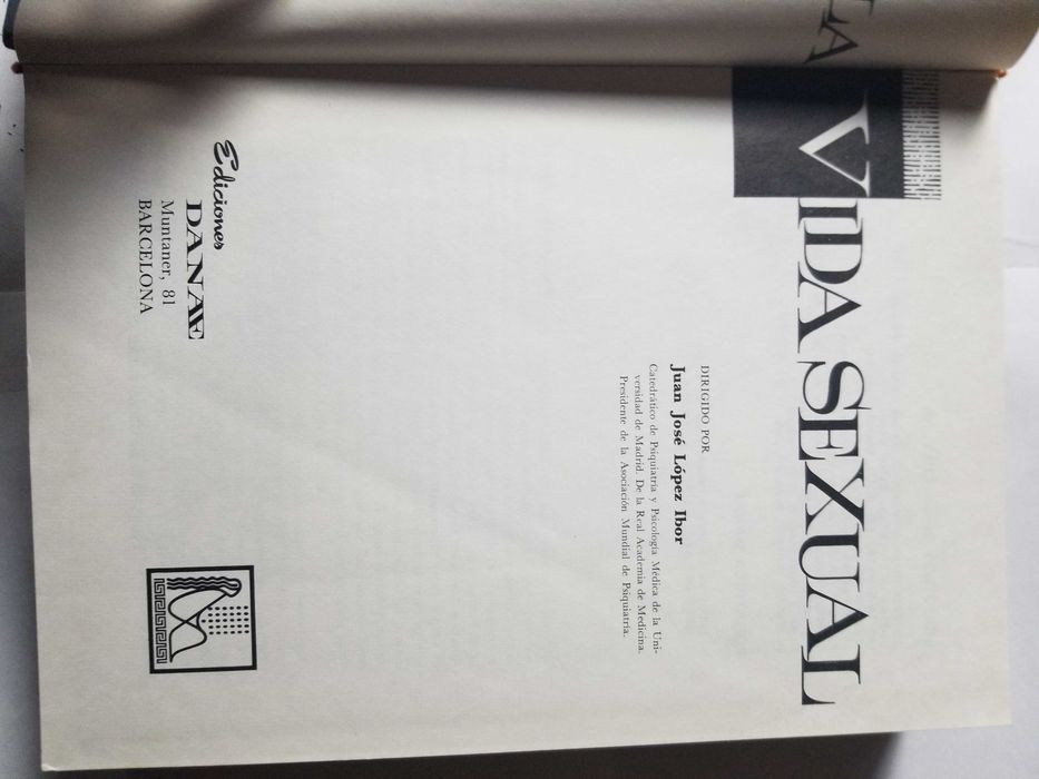 Livro - Ref CxC- Lopez Ibor - El Libro de la Vida Sexual