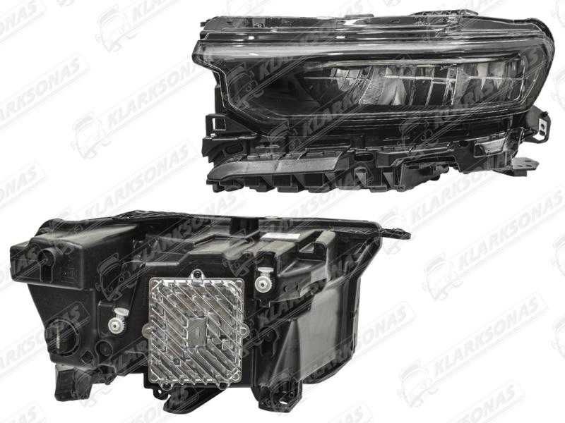 Фари LED (з жовтим денним ходовим вогнем) на JEEP GRAND CHEROKEE 2021+, 68376993AB, 68376992AB