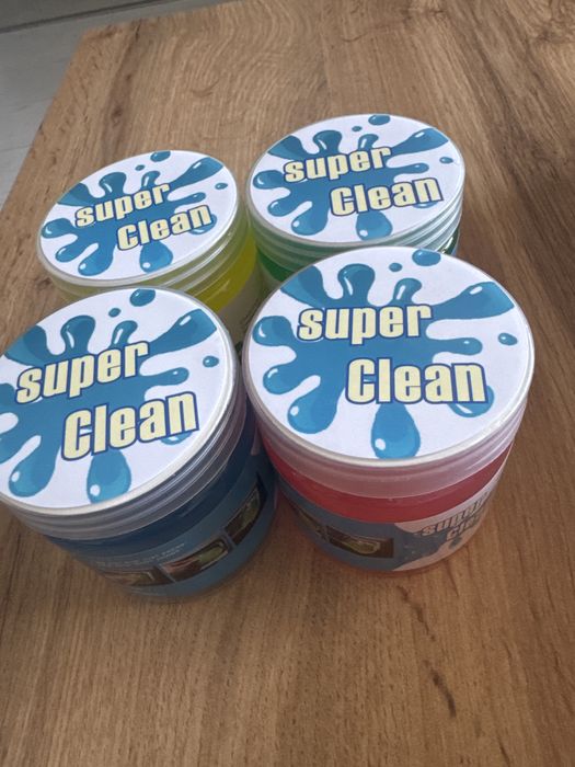 4x elastyczna guma żel do czyszczenia samochodu/ agd