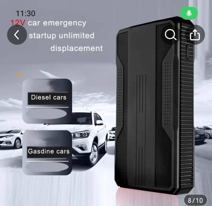 Booster(arrancador) de bateria Novo