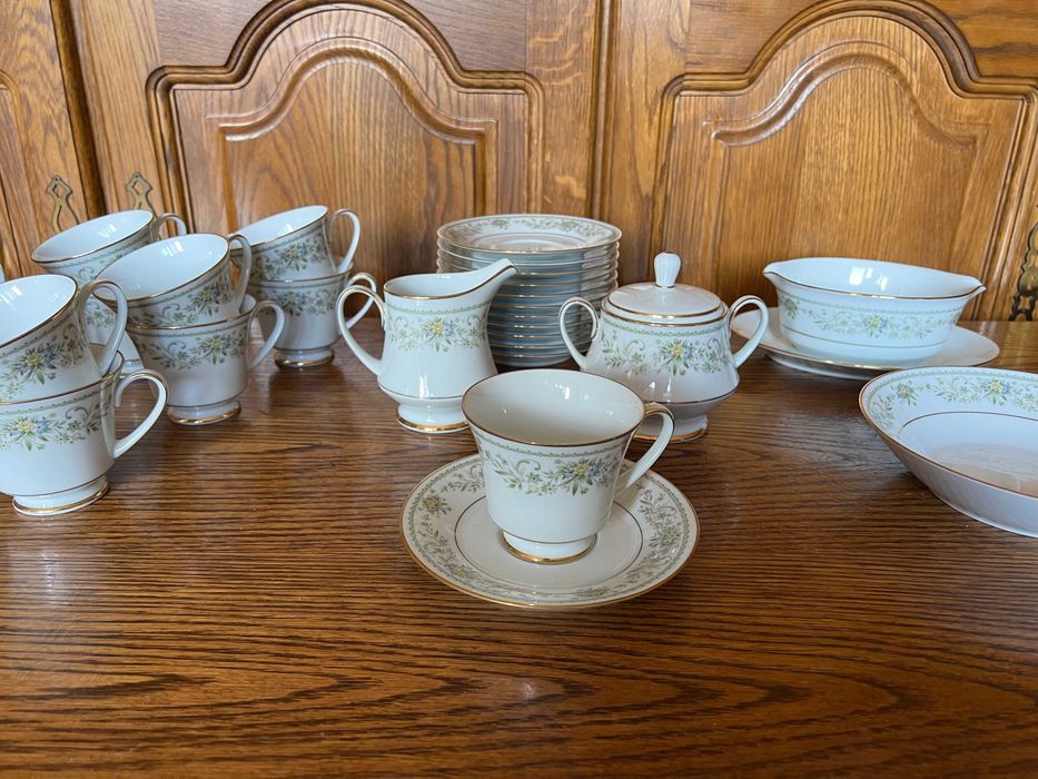 Serwis Kawowy Porcelana Noritake Green Hill 2897