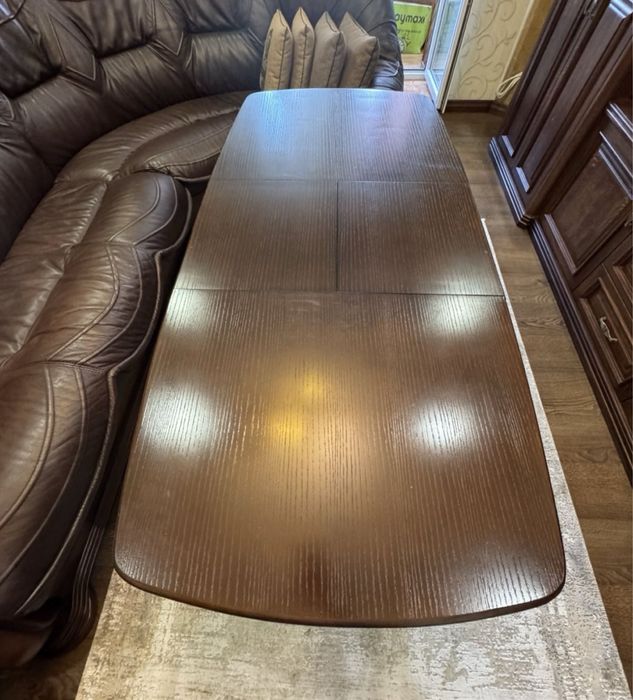 Стіл 115-155:75 натуральне дерево