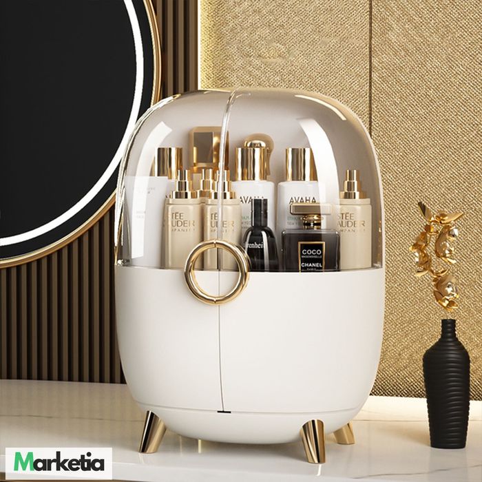 NOWY Organizer Verkam EVE szkatułka na kosmetyki biżuterię biała duża