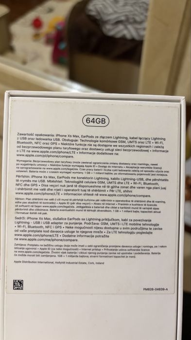 Айфон XS max на 64 Gb