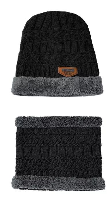 Зимовий комплект шапка + хомут ( унісекс  )