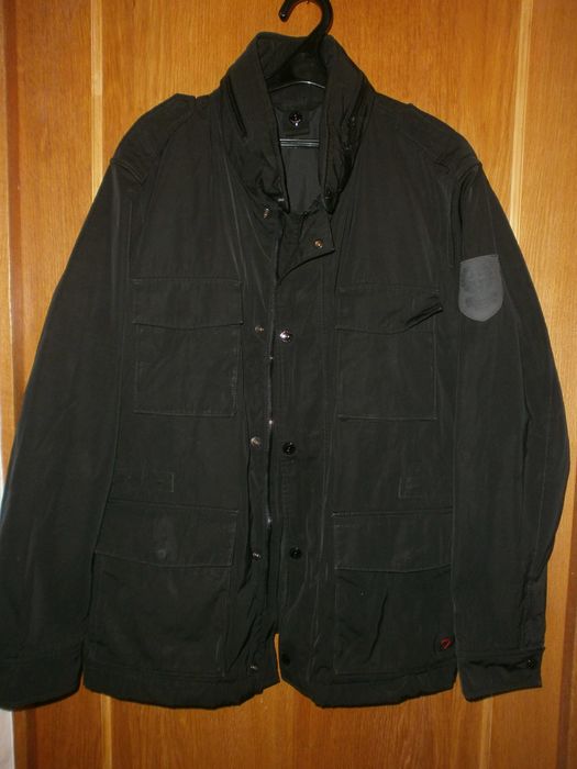 Куртка танкер тип М65 Strellson, чёрная, разм. 54. ПОГ-67 см