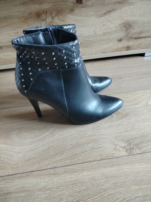 Buty zimowe na szpilce 38 Jenny fairy wysokość 9 cm