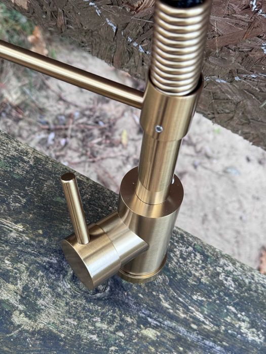 Nowa złota bateria kran do kuchni + cały pakiet montażowy GRATIS !!