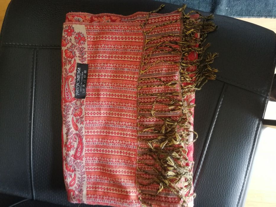 Echarpe egípcia 100 % caxemira, comprimento de 2m e largura 75cm