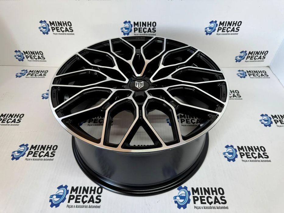 Jantes Fox FX9 em 18 (5x120) Preto e Polido