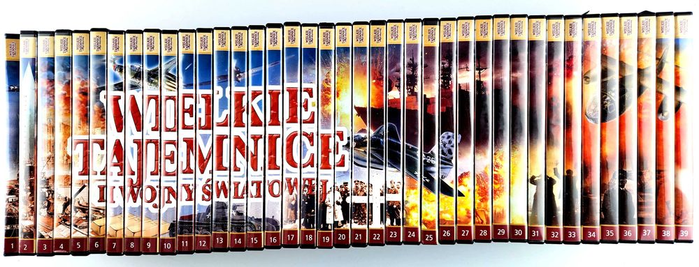 Wielkie Tajemnice II Wojny Światowej 1-39 DVD komplet