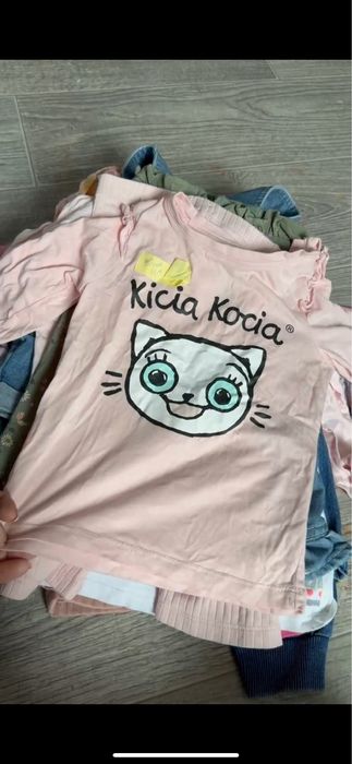 Великий пакет речей на дівчинку 12-18 місяців 80-86см 18-24 міс. 86-92