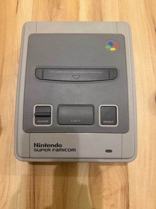 Konsola Nintendo Super Famicom SNES 2 kontrolery okablowanie ZESTAW