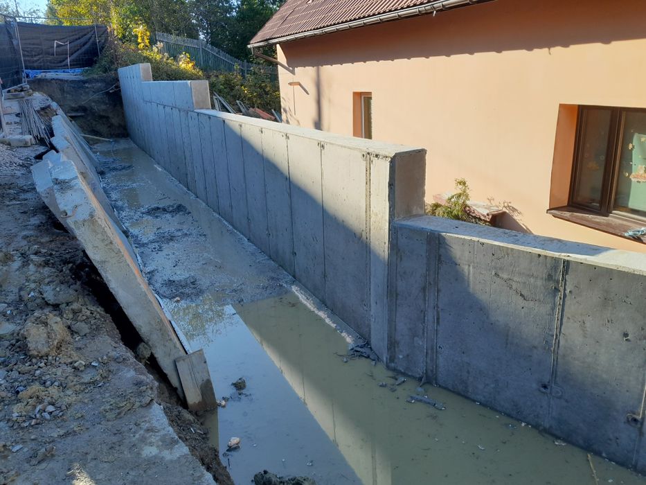 Żelbety, mury oporowe, płyty fundamentowe, baseny, stropy