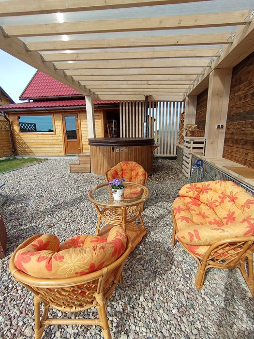 Domek z JACUZZI  SAUNA  KOMINEK Mazury  okolice Giżycka