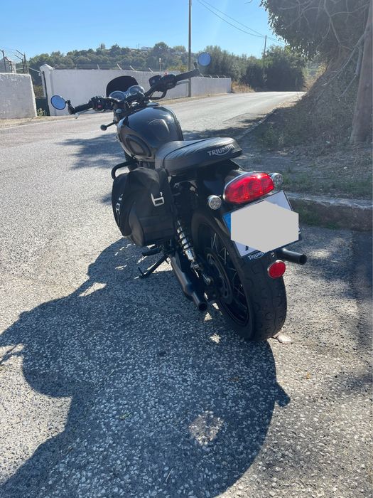 Triumph bonneville T100 black • Possibilidade credito