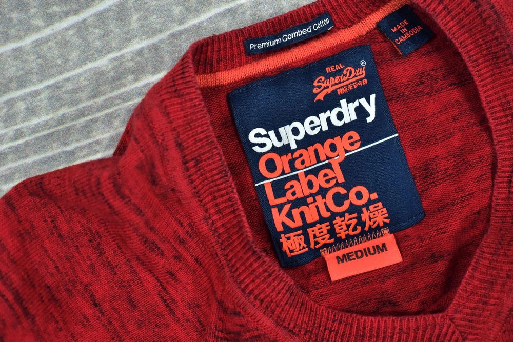 Superdry Premium Combed Cotton Sweter Męski / M