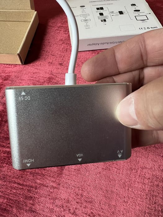 Adaptador iphone para tv