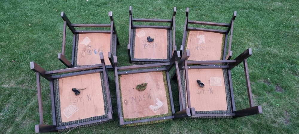 Krzesło tapicerowane NYSA PRL 6szt