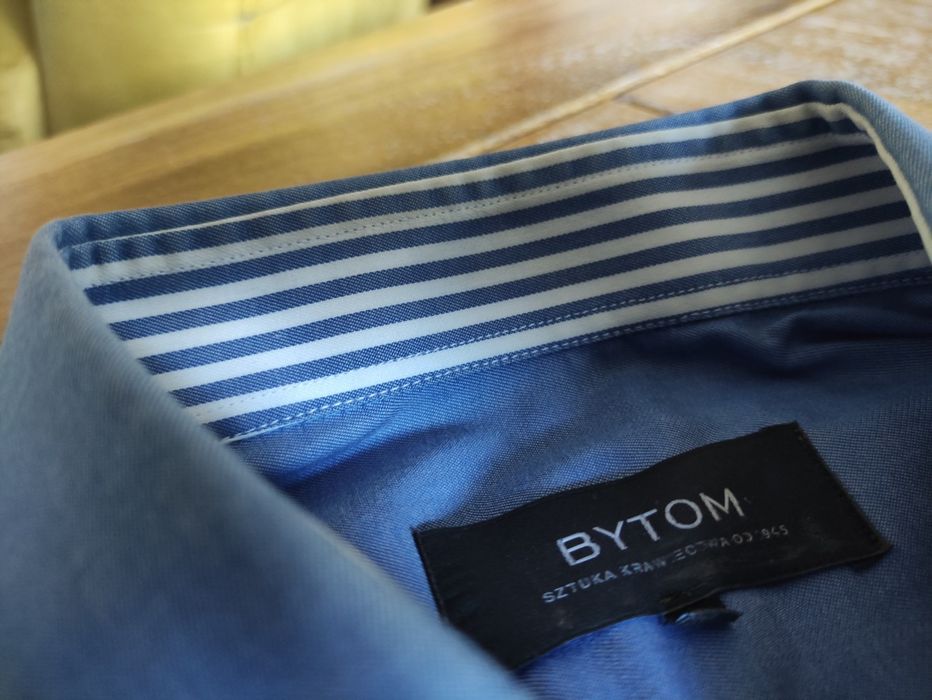 Koszula męska BYTOM, niebieska, r. XL 41
