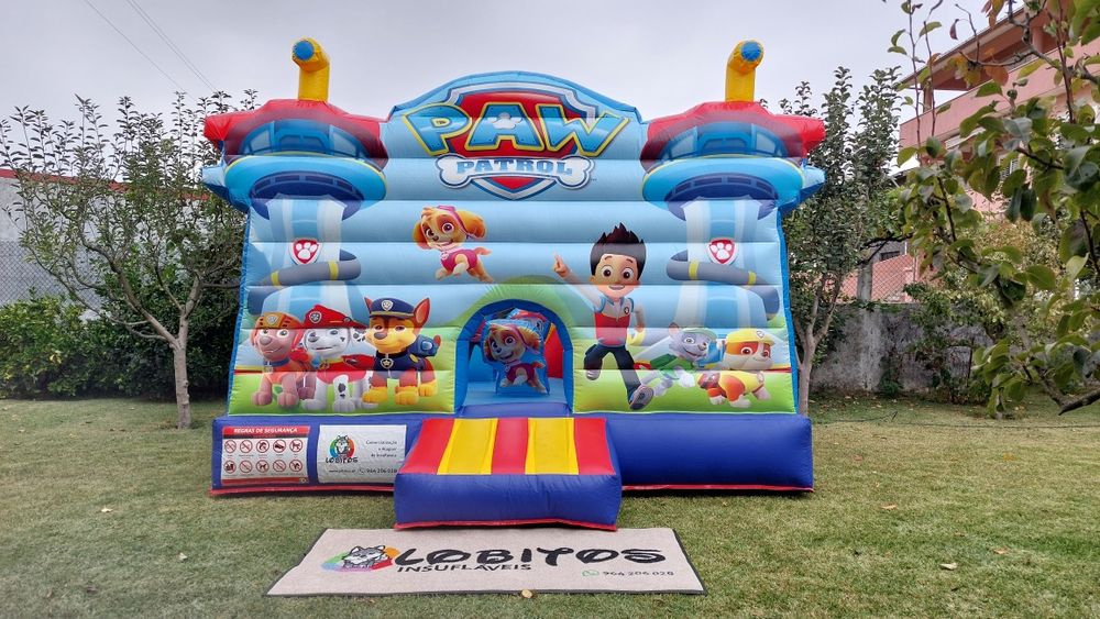 INSUFLÁVEL USADO À VENDA – Patrulha Pata! | lobitos.pt